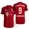 Maglia ufficiale FC Bayern Monaco Robert Lewandowski 9 Casa 2021-22 per Uomo